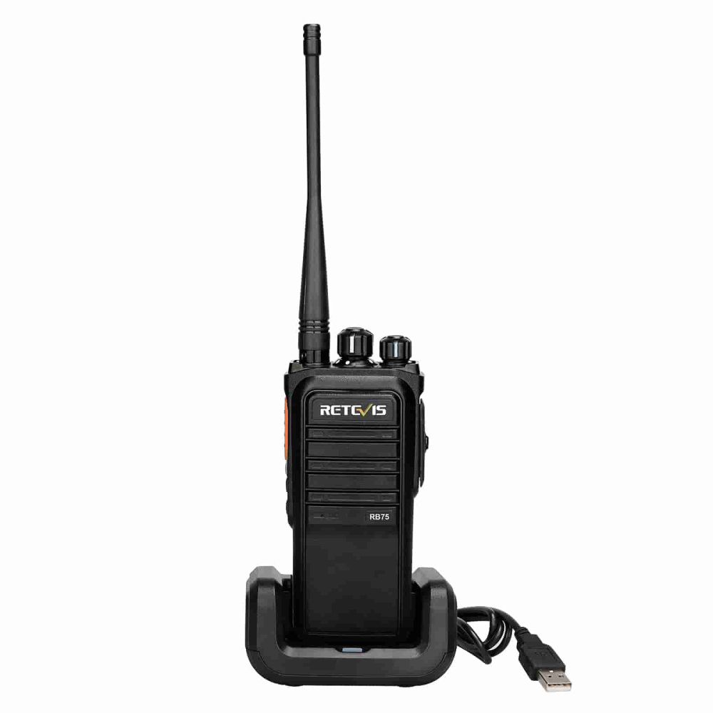 RB75 IP67 Waterproof Large Battery GMRS Farm Two Way Radio