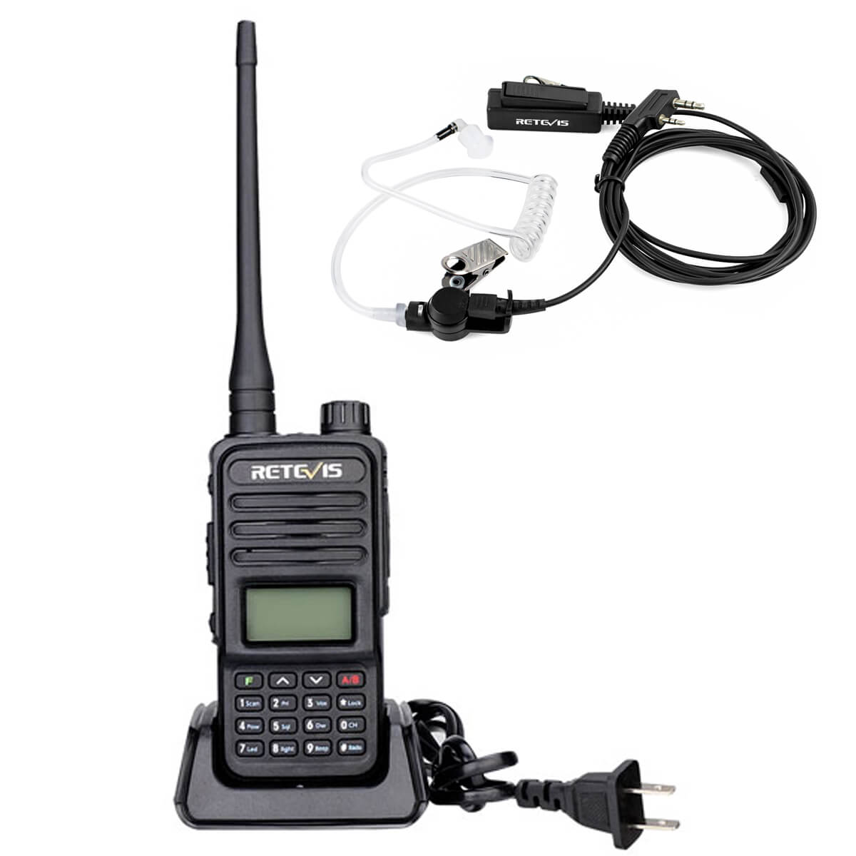 Retevis-walkie-talkie RT85 de doble banda, estación de Radio Amateur, UHF,  VHF, 5 W, portátil, 10 piezas