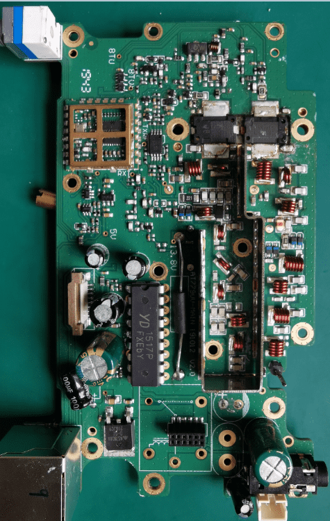 Retevis RA25 GMRS mobile radio Internal display-1